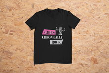 Load image into Gallery viewer, Girls Chronically Rock Black Silhouette