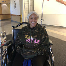 Load image into Gallery viewer, Camouflage “Trust Your Dopeness” Hoodie Sweatshirt-Girls Chronically Rock