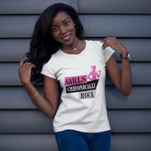 Load image into Gallery viewer, Girls Chronically Rock Logo T-Shirt-Girls Chronically Rock