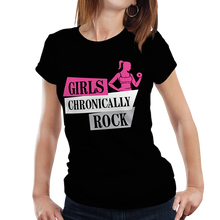 Load image into Gallery viewer, Girls Chronically Rock Logo T-Shirt-Girls Chronically Rock
