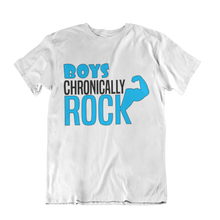 Load image into Gallery viewer, Kids Chronically Rock t-shirt with Muscle Logo 2-Girls Chronically Rock