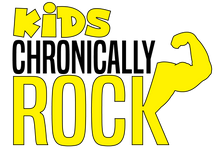 Load image into Gallery viewer, Kids Chronically Rock t-shirt with Muscle Logo 2-Girls Chronically Rock
