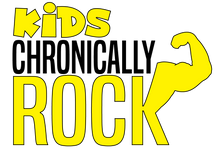 Load image into Gallery viewer, Kids Chronically Rock t-shirt with Muscle Logo 2-Girls Chronically Rock