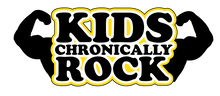 Load image into Gallery viewer, Kids Chronically Rock t-shirts with Muscle Logo-Girls Chronically Rock