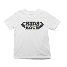 Load image into Gallery viewer, Kids Chronically Rock t-shirts with Muscle Logo-Girls Chronically Rock