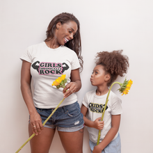 Load image into Gallery viewer, Kids Chronically Rock t-shirts with Muscle Logo-Girls Chronically Rock