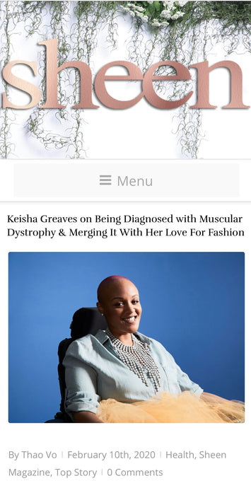 Sheen Magazine Interview with Keisha Greaves
