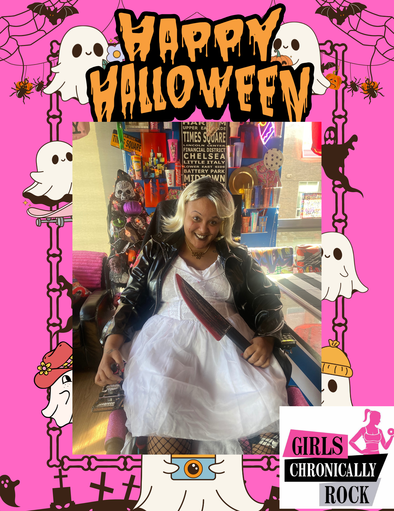 Happy Halloween from Girls Chronically Rock! Embracing Spooky Season i