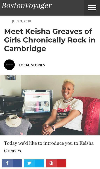 New Boston Voyager Interview about Girls Chronically Rock