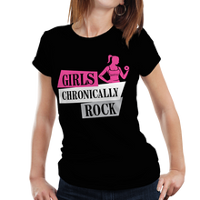 Load image into Gallery viewer, Girls Chronically Rock Logo T-Shirt-Girls Chronically Rock
