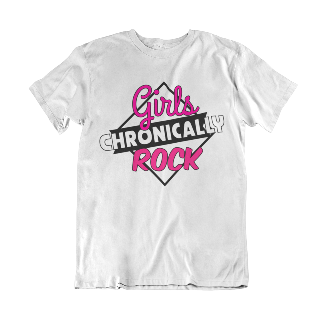 Kids and Adults T-shirts-Girls Chronically Rock