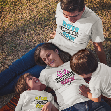 Kids and Adults T-shirts-Girls Chronically Rock